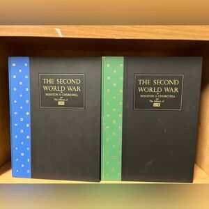 THE SECOND WORLD WAR VOLUMES I AND II WINSTON CHURCHILL and LIFE SLIPCASED 1959